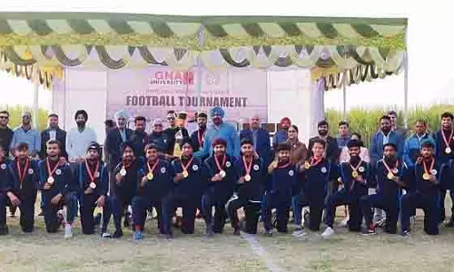 GNA University में अंतर-विश्वविद्यालय फुटबॉल टूर्नामेंट जीता GNA University में अंतर-विश्वविद्यालय फुटबॉल टूर्नामेंट जीता