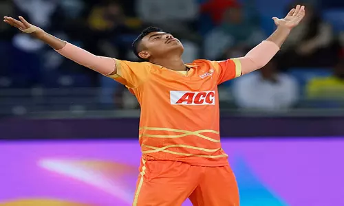 अयान अफजल खान ने ILT20 में गल्फ जायंट्स की यात्रा पर प्रकाश डाला अयान अफजल खान ने ILT20 में गल्फ जायंट्स की यात्रा पर प्रकाश डाला
