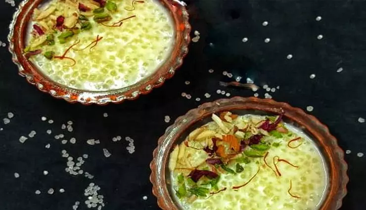 केसर साबूदाना खीर: इस लाजवाब मिठाई से आपका मन खुश हो जाएगा केसर साबूदाना खीर: इस लाजवाब मिठाई से आपका मन खुश हो जाएगा