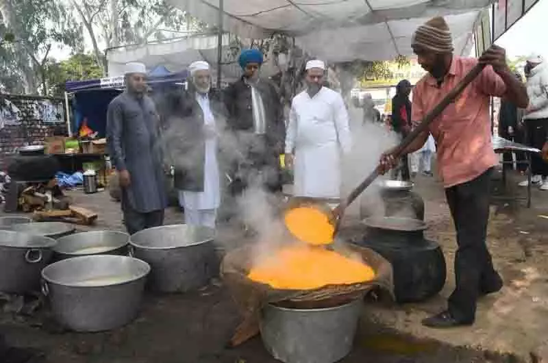 Zarda, शहीदी सभा में सांप्रदायिक सद्भाव का मीठा स्वाद