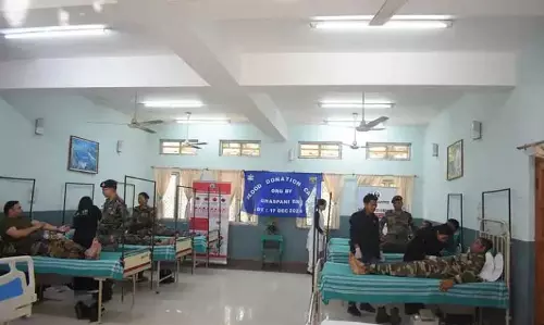 Assam राइफल्स ने रक्तदान शिविर का आयोजन किया