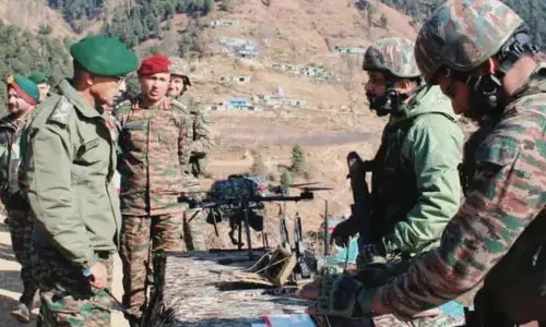 सेना कमांडर ने Basantgarh-Dharmund का दौरा किया