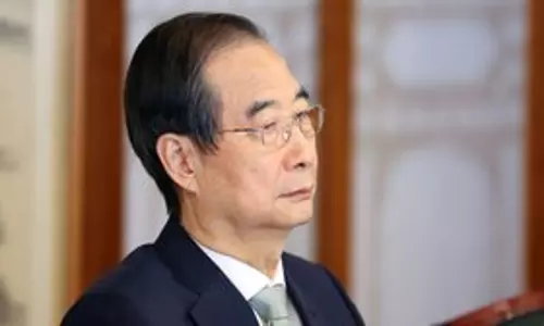 South Korea: नेशनल असेंबली ने कार्यवाहक राष्ट्रपति हान पर महाभियोग चलाने के लिए मतदान किया South Korea: नेशनल असेंबली ने कार्यवाहक राष्ट्रपति हान पर महाभियोग चलाने के लिए मतदान किया