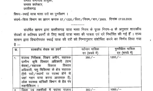 सरकार ने कर्मचारियों का यात्रा भत्ता बढ़ाया सरकार ने कर्मचारियों का यात्रा भत्ता बढ़ाया