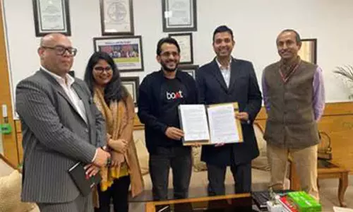 स्टार्टअप्स को सशक्त बनाने के लिए DPIIT ने boAt के साथ समझौता ज्ञापन पर हस्ताक्षर किए स्टार्टअप्स को सशक्त बनाने के लिए DPIIT ने boAt के साथ समझौता ज्ञापन पर हस्ताक्षर किए