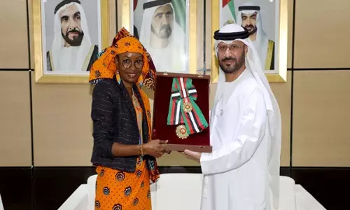 UAE राष्ट्रपति ने चाड की स्वदेशी महिला एवं जन संघ की अध्यक्ष को जायद द्वितीय पदक प्रदान किया