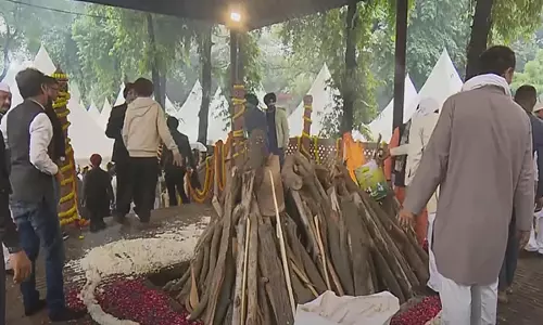 पूर्व प्रधानमंत्री Manmohan Singh का अंतिम संस्कार किया गया
