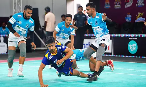 Youth Kabaddi Series: चंडीगढ़ चार्जर्स शीर्ष पर पहुंचे, यूपी फाल्कन्स डिविजन 2 मैचों में अजेय रहे Youth Kabaddi Series: चंडीगढ़ चार्जर्स शीर्ष पर पहुंचे, यूपी फाल्कन्स डिविजन 2 मैचों में अजेय रहे