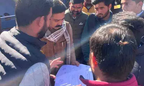 SPU Sundar Nagar भवन को निजी कॉलेज को हस्तांतरित करने के कदम का विरोध किया SPU Sundar Nagar भवन को निजी कॉलेज को हस्तांतरित करने के कदम का विरोध किया