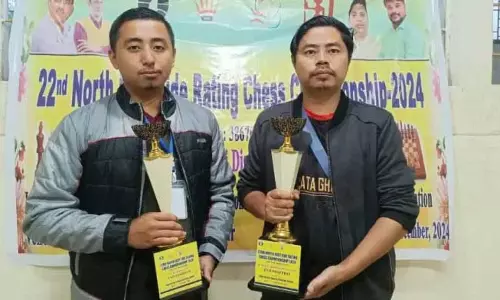 Nagaland के दो खिलाड़ियों ने पूर्वोत्तर शतरंज चैंपियनशिप में श्रेणी पुरस्कार जीते