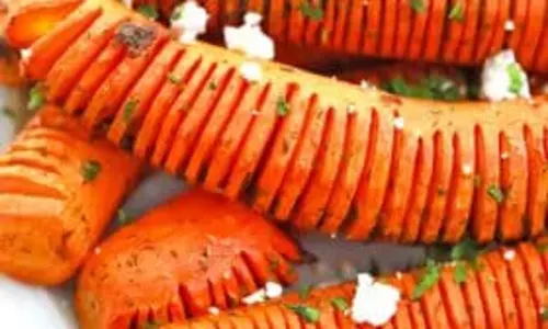 जीरा और सौंफ़ हैसलबैक गाजर रेसिपी