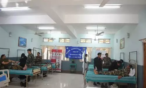 Assam राइफल्स ने रक्तदान शिविर का आयोजन किया