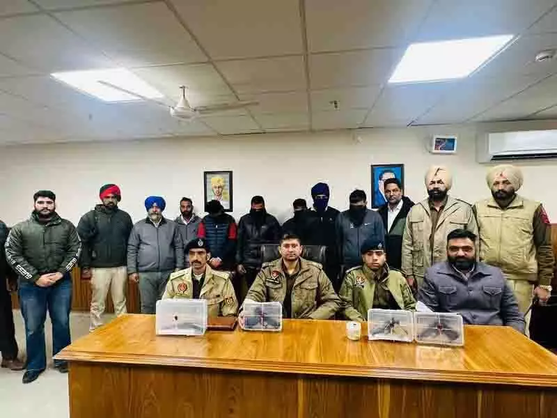 Tarn Taran पुलिस ने भगवानपुरिया, अमृतपाल बाठ गिरोह के 5 सदस्यों गिरफ्तार