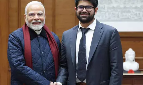 प्रधानमंत्री नरेंद्र मोदी ने पेरप्लेक्सिटी एआई के सीईओ से मुलाकात की