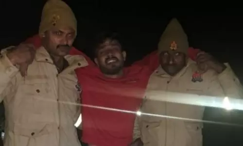 Barabanki: पुलिस के साथ मुठभेड़ के दौरान एक अपराधी गिरफ्तार