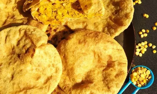 स्वादिष्ट और कुरकुरी चना दाल पूरी बनाने के लिए इस रेसिपी को ट्राई करे स्वादिष्ट और कुरकुरी चना दाल पूरी बनाने के लिए इस रेसिपी को ट्राई करे