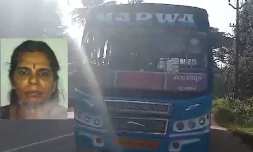 Kerala :  त्रिशूर में चलती बस से गिरकर 65 वर्षीय महिला की मौत