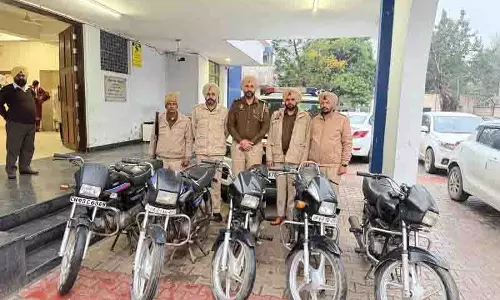 Zirakpur में दो वाहन चोर गिरफ्तार