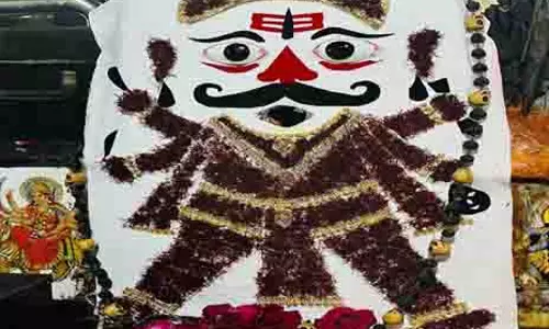 Bhilwara: बाबा मसानिया भैरुनाथ को धारण करवाया केसर का चोला