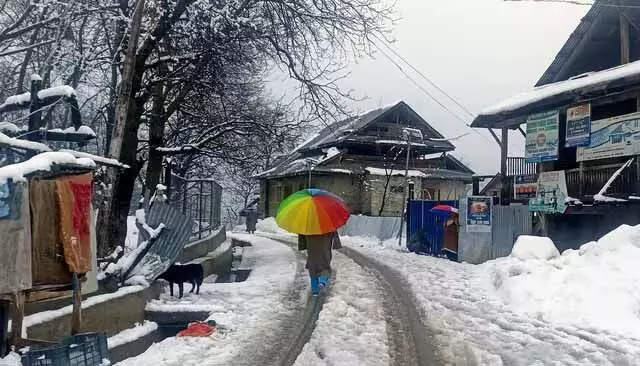 कश्मीर में दो बार और बर्फबारी की संभावना: Meteorological Department