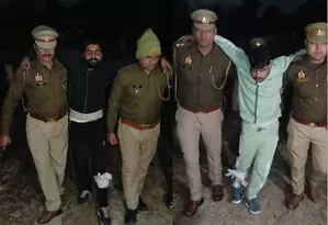 पुलिस के साथ मुठभेड़ में गोकशी करने वाले दो आरोपी गिरफ्तार