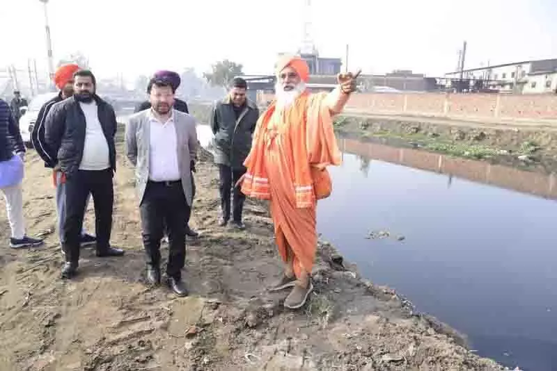 स्थानीय निकाय मंत्री सीचेवाल ने Budha Dariya का दौरा किया