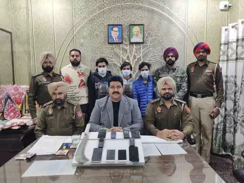 Ludhiana: झपटमार गिरोह का भंडाफोड़, तीन पुलिस के शिकंजे में