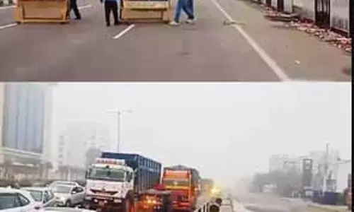 Punjab bandh: किसानों ने कई जगहों पर सड़कें जाम कीं, यातायात प्रभावित Punjab bandh: किसानों ने कई जगहों पर सड़कें जाम कीं, यातायात प्रभावित