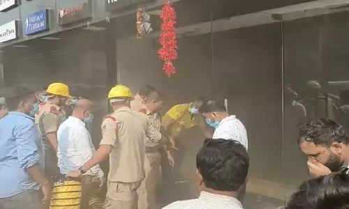 Angul में कपड़ों की दुकान में लगी आग, कर्मचारी बाल-बाल बचे
