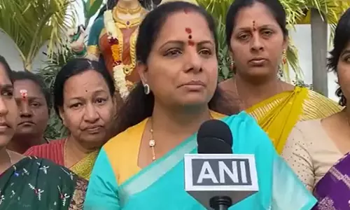 बीआरएस एमएलसी कविता ने Congress पर निशाना साधा
