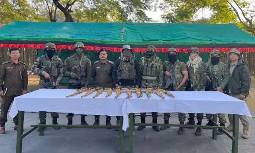 Arunachal प्रदेश के सुरक्षा बलों ने चांगलांग में हथियारों का जखीरा बरामद किया