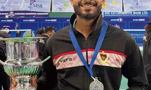 Jalandhar: अभिनव ने बैडमिंटन चैंपियनशिप में रजत जीता Jalandhar: अभिनव ने बैडमिंटन चैंपियनशिप में रजत जीता