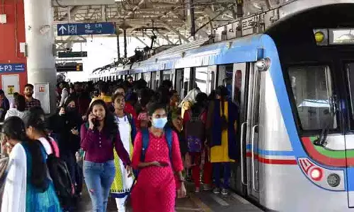 नए साल के जश्न के लिए Hyderabad मेट्रो का परिचालन बढ़ा दिया गया नए साल के जश्न के लिए Hyderabad मेट्रो का परिचालन बढ़ा दिया गया