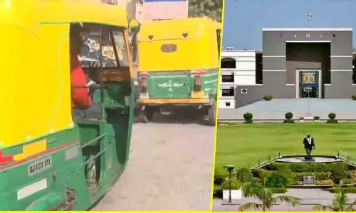 Ahmedabad-वडोदरा रिक्शा चालकों ने HC का दरवाजा खटखटाया: पुलिस कार्रवाई को चुनौती Ahmedabad-वडोदरा रिक्शा चालकों ने HC का दरवाजा खटखटाया: पुलिस कार्रवाई को चुनौती