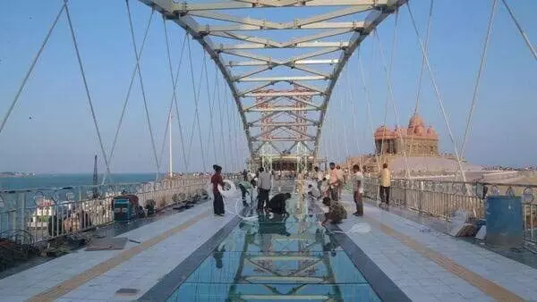 Glass bridge in the sea: कन्याकुमारी में एक नया आकर्षण!