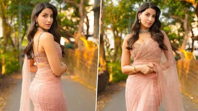 डांसर Nora Fatehi ने देसी लुक में गिराई बिजली