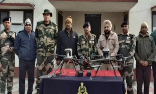 BSF ने पंजाब सीमा पर 3 पाकिस्तानी ड्रोन बरामद किए
