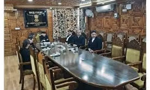 मुख्य न्यायाधीश ने श्रीनगर उच्च न्यायालय परिसर में अतिरिक्त अदालत का वर्चुअल माध्यम से उद्घाटन किया