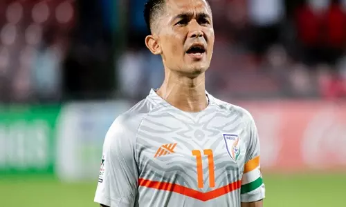 Sunil Chhetri ने दो दशकों के शानदार करियर के बाद अंतरराष्ट्रीय फुटबॉल को अलविदा कह दिया