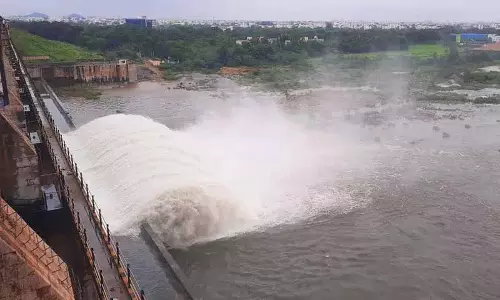 KARIMNAGAR: एलएमडी से छोड़ा गया पानी