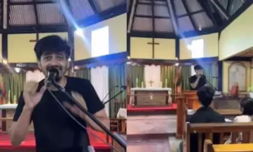 Meghalaya : पुलिस का कहना है कि चर्च में जय श्री राम का नारा लगाने वाले युवक को जल्द ही गिरफ्तार Meghalaya : पुलिस का कहना है कि चर्च में जय श्री राम का नारा लगाने वाले युवक को जल्द ही गिरफ्तार