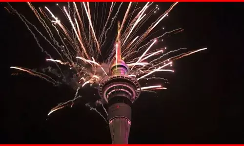 Happy New Year 2025: आ गया नया साल, जोरदार जश्न