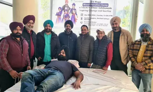 चार Sahibzadas के सम्मान में रक्तदान शिविर का आयोजन