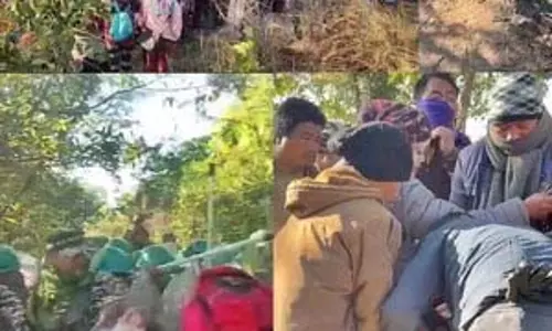Manipur में हिंसा के खिलाफ प्रदर्शन में सुरक्षा बलों के साथ झड़प में 15 लोग घायल Manipur में हिंसा के खिलाफ प्रदर्शन में सुरक्षा बलों के साथ झड़प में 15 लोग घायल