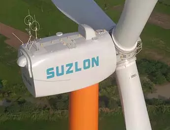 Suzlon Energy शेयर की कीमत में 5.00% ऊपर Suzlon Energy शेयर की कीमत में 5.00% ऊपर