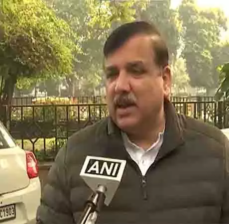 संजय सिंह ने केजरीवाल की आलोचना करने पर BJP की आलोचना की संजय सिंह ने केजरीवाल की आलोचना करने पर BJP की आलोचना की