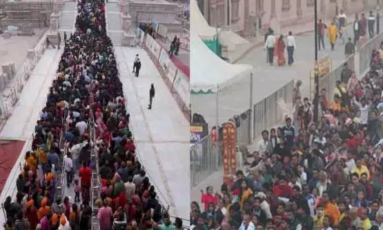Ayodhya: नव वर्ष 2025 के प्रथम दिन रामनगरी में उमड़ा आस्था का सैलाब Ayodhya: नव वर्ष 2025 के प्रथम दिन रामनगरी में उमड़ा आस्था का सैलाब