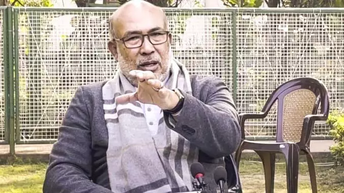 Manipur के मुख्यमंत्री ने हिंसा के लिए माफी मांगी Manipur के मुख्यमंत्री ने हिंसा के लिए माफी मांगी