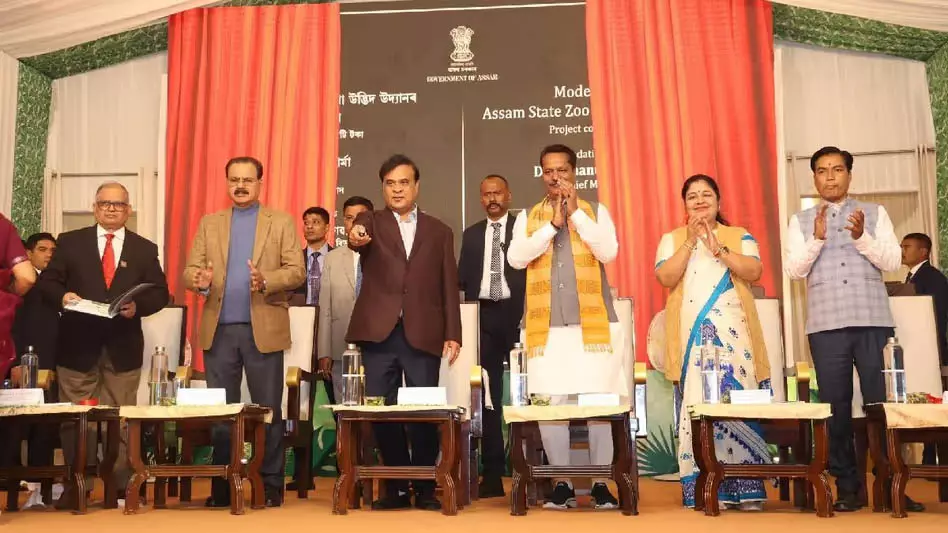 Assam : मुख्यमंत्री सरमा ने दो प्रमुख बुनियादी ढांचा परियोजनाओं की आधारशिला रखी Assam : मुख्यमंत्री सरमा ने दो प्रमुख बुनियादी ढांचा परियोजनाओं की आधारशिला रखी