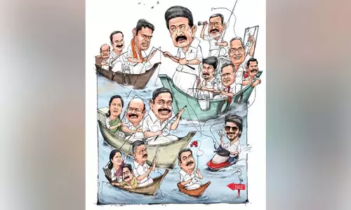 Tamil Nadu: विपक्ष के गठबंधन की होड़ के बीच डीएमके की नजर विरासत पर